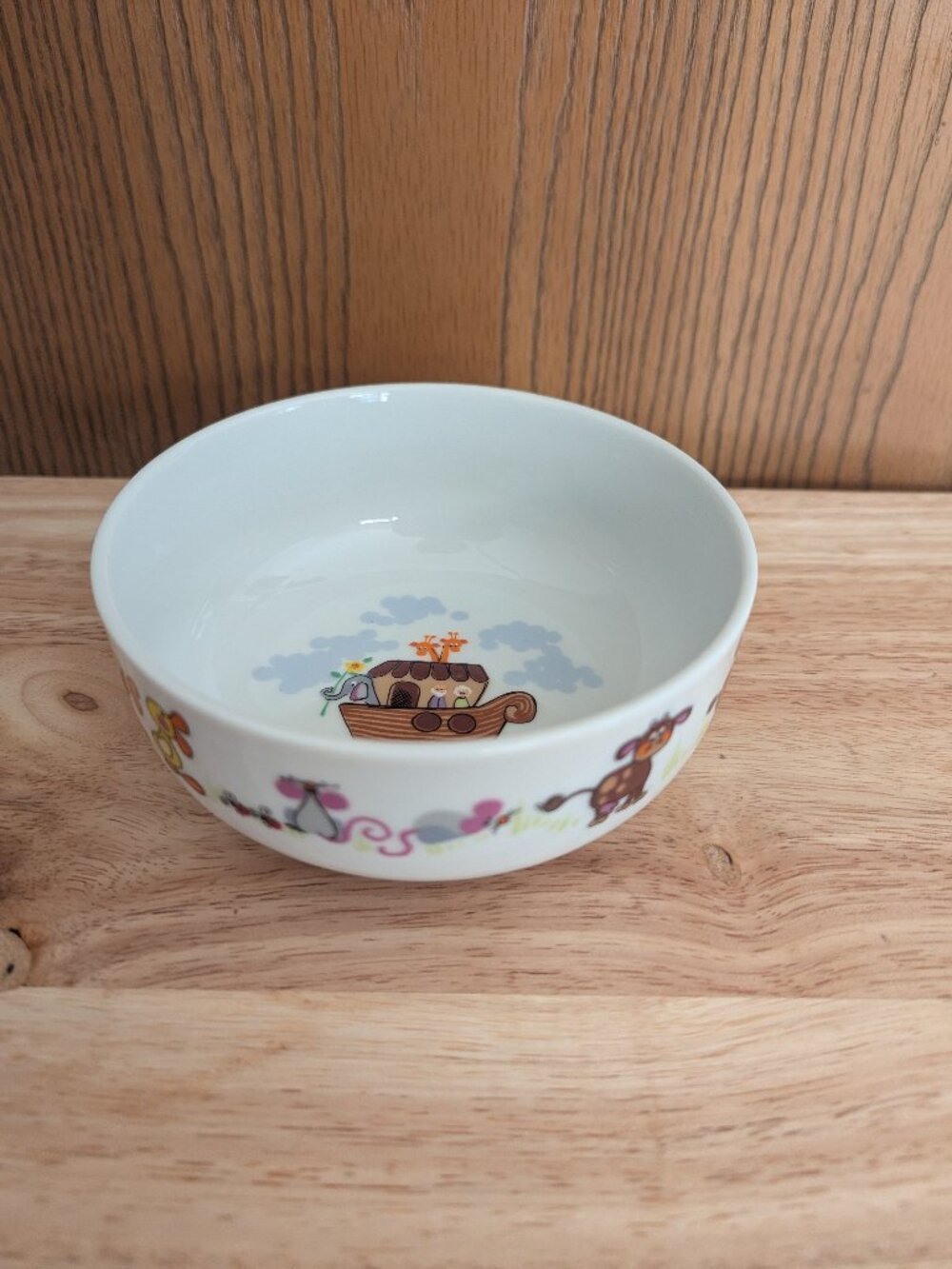 Noah's Ark Ceramic Bowl George Good Japan Children's Cereal Icecream Bowl - Picture 8 of 8